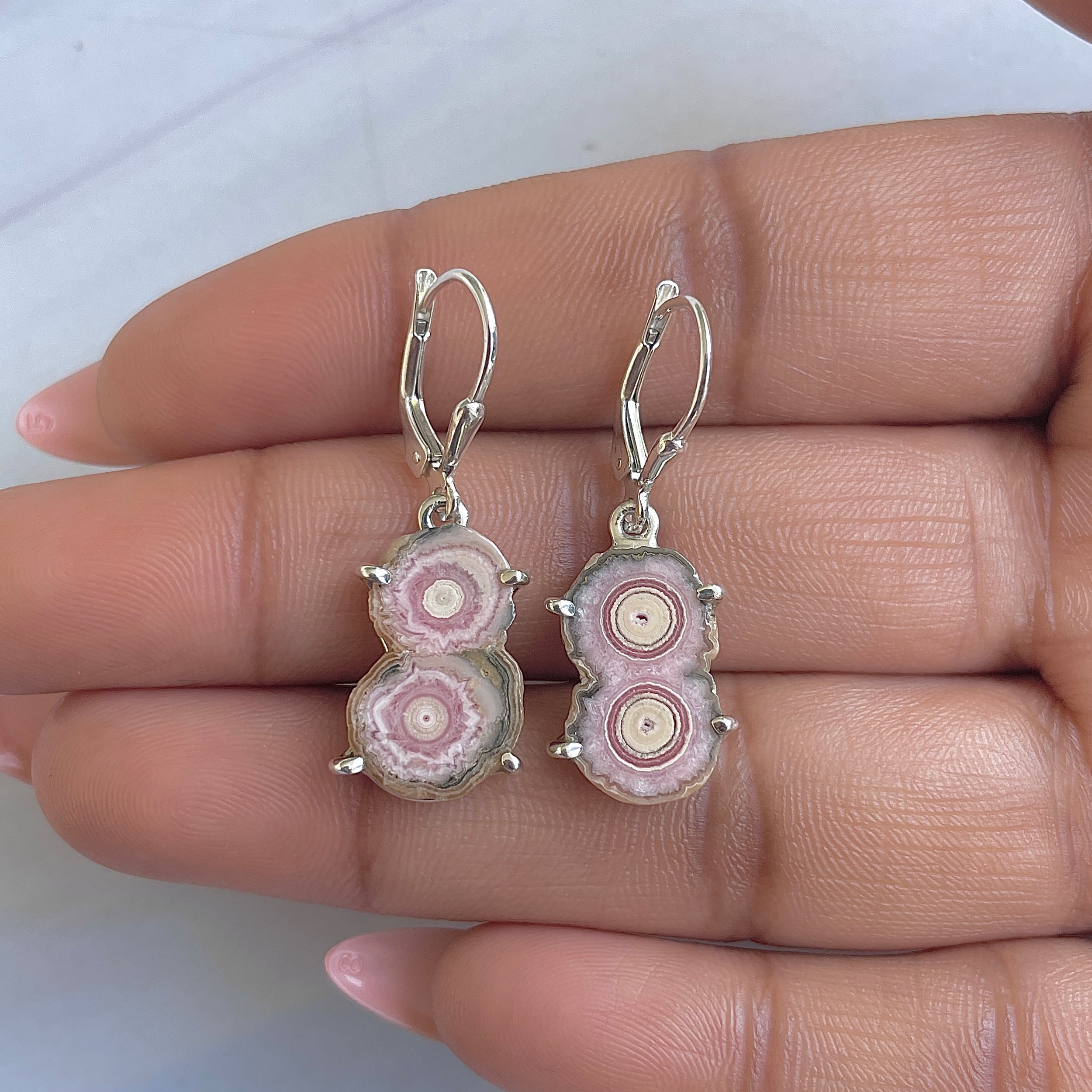 Rhodochrosite Stalactite Earring-(RDC-E-297.)