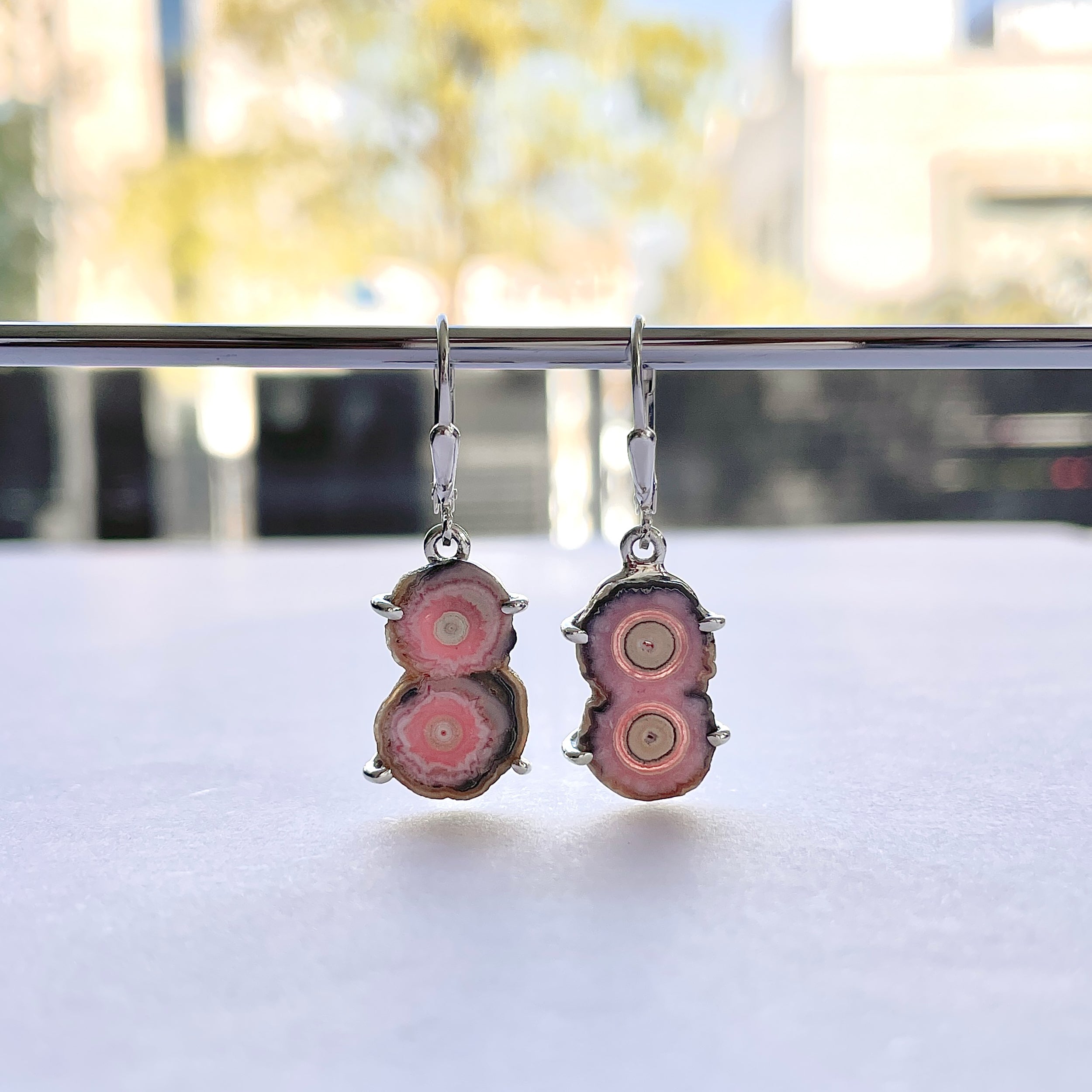 Rhodochrosite Stalactite Earring-(RDC-E-297.)