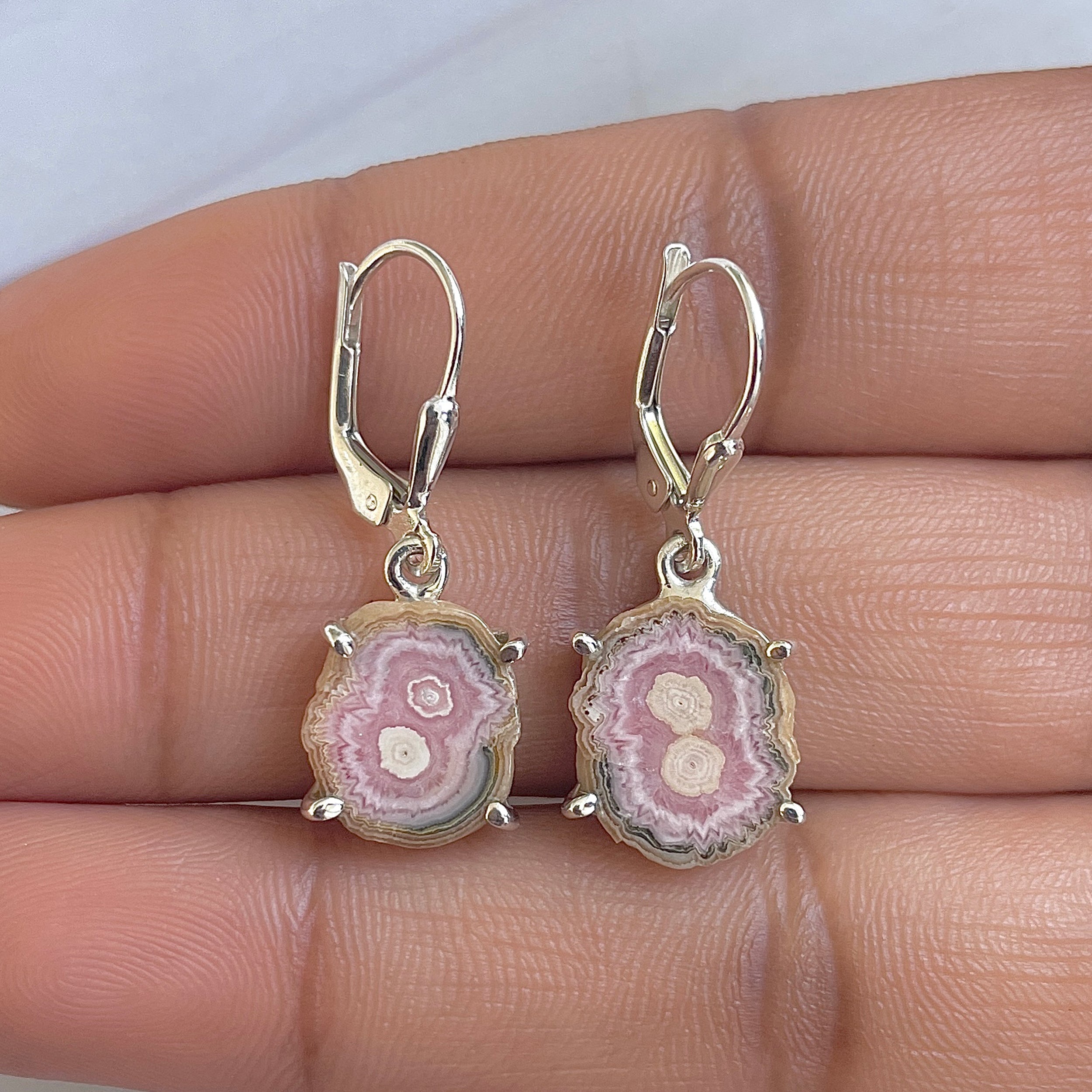 Rhodochrosite Stalactite Earring-(RDC-E-301.)