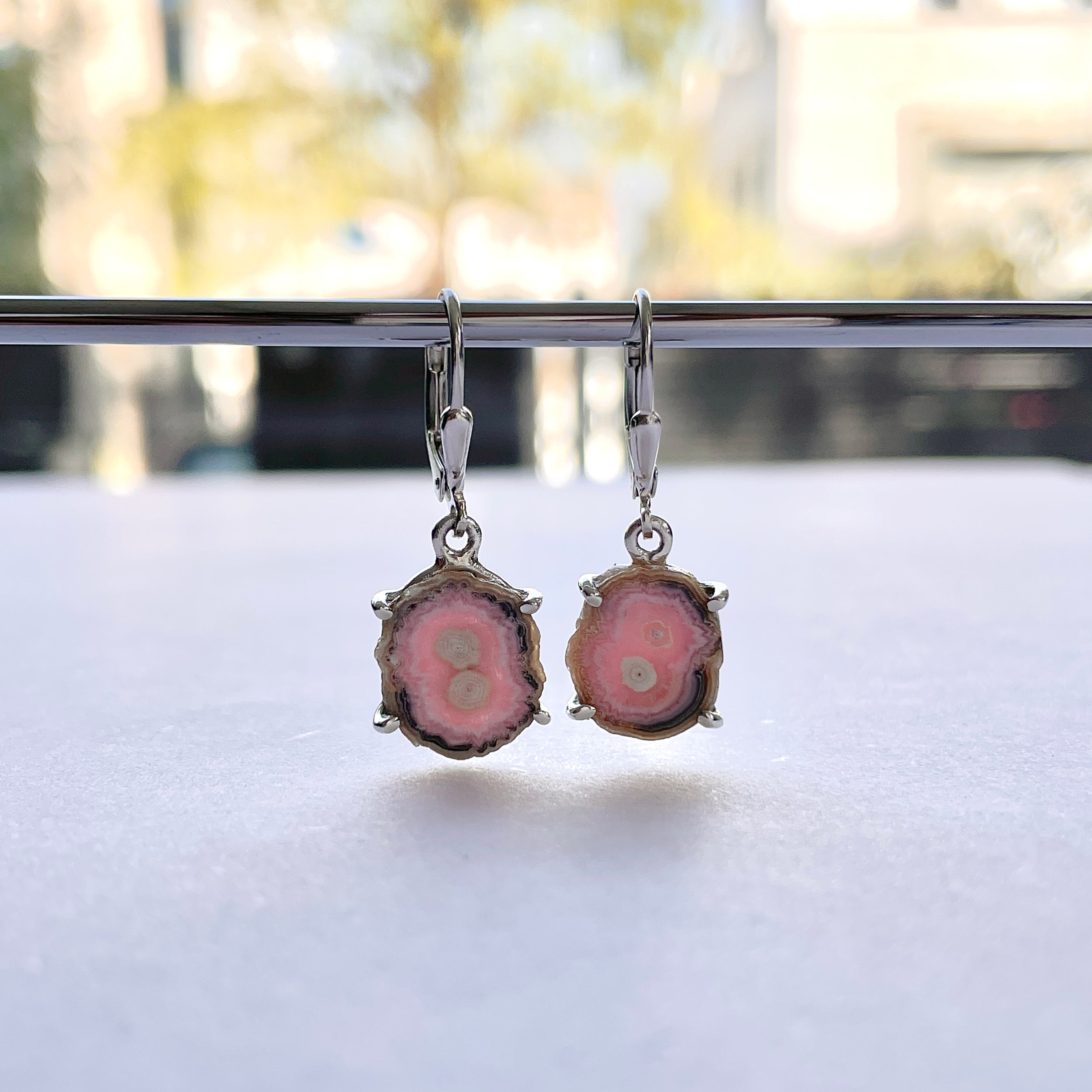 Rhodochrosite Stalactite Earring-(RDC-E-301.)
