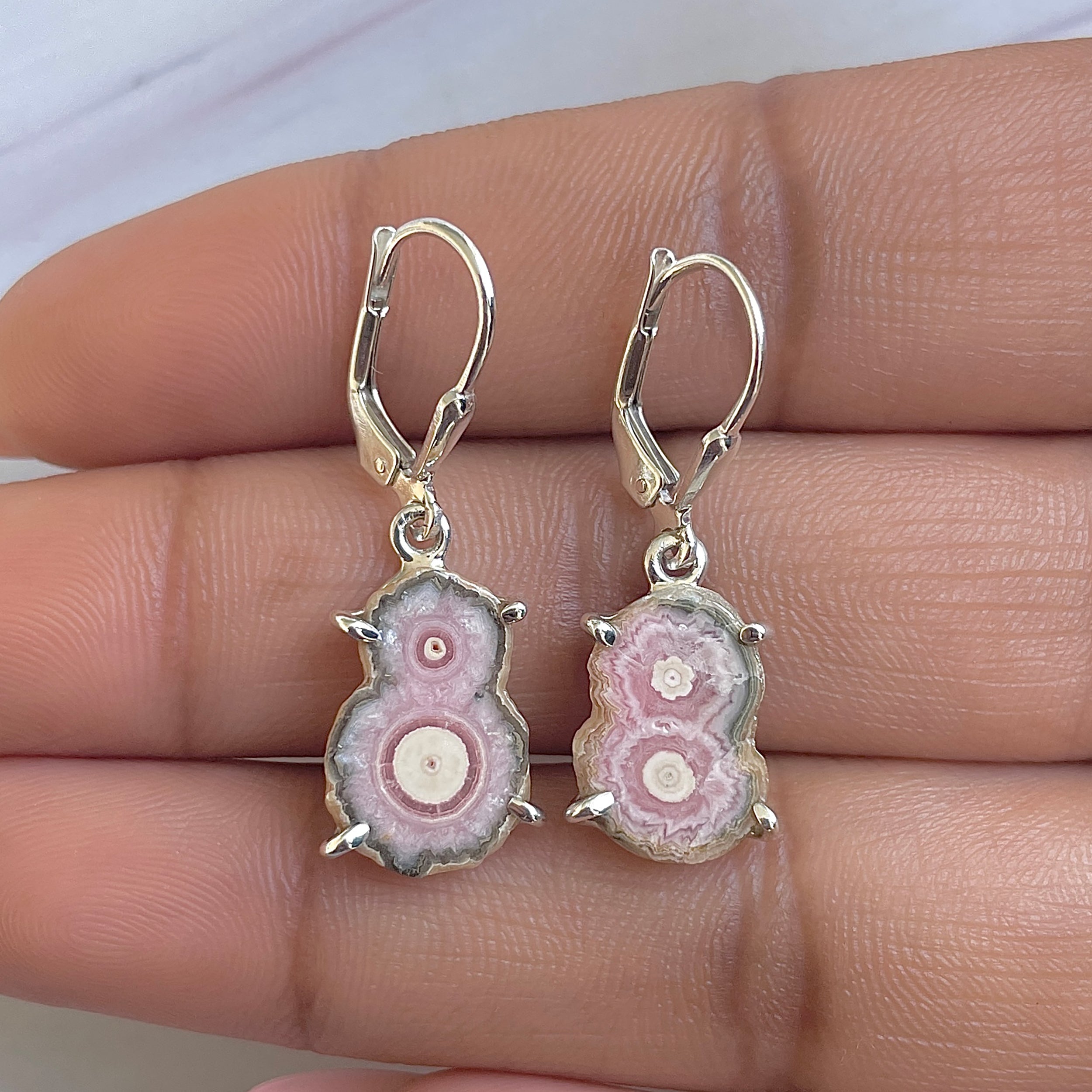 Rhodochrosite Stalactite Earring-(RDC-E-302.)