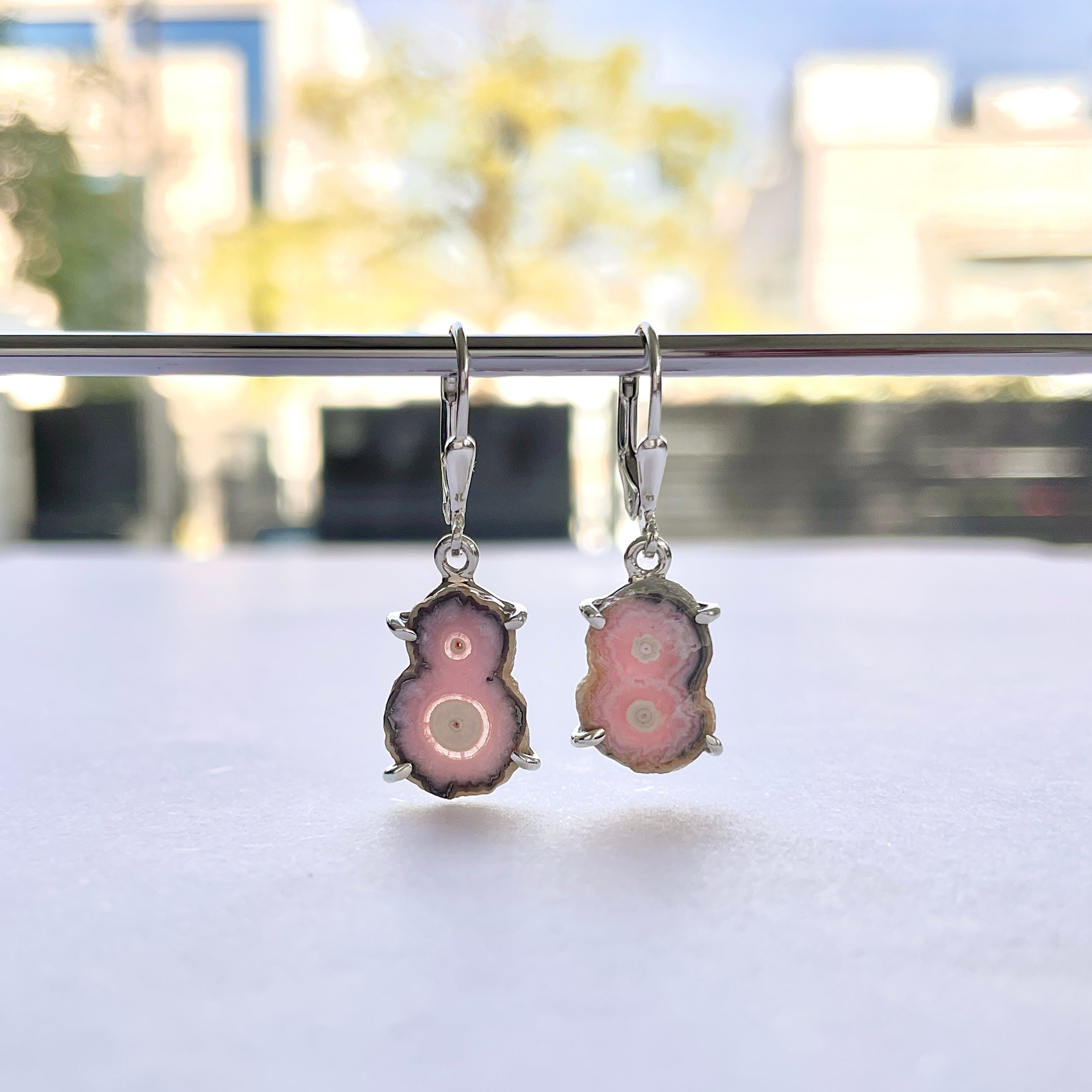 Rhodochrosite Stalactite Earring-(RDC-E-302.)