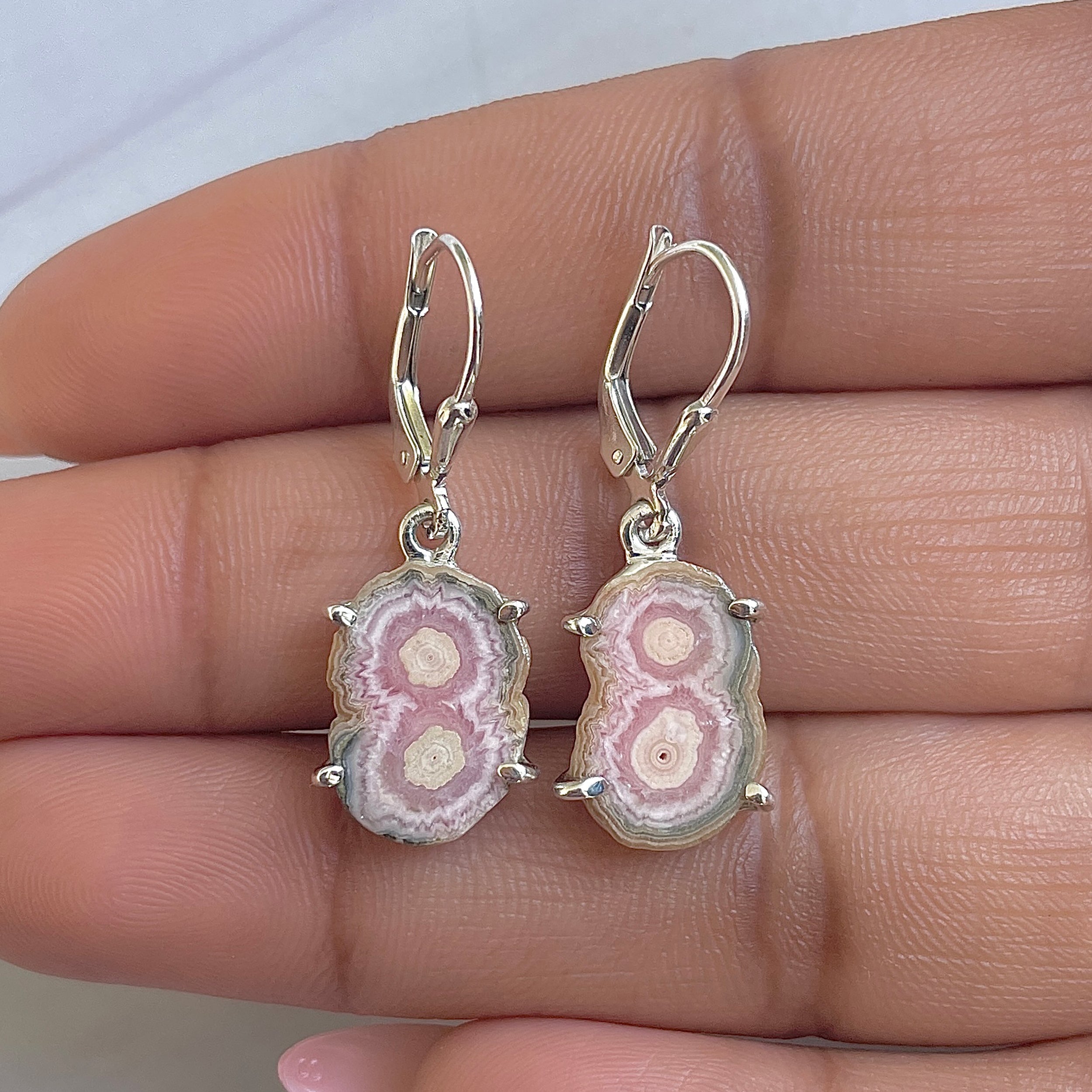 Rhodochrosite Stalactite Earring-(RDC-E-303.)