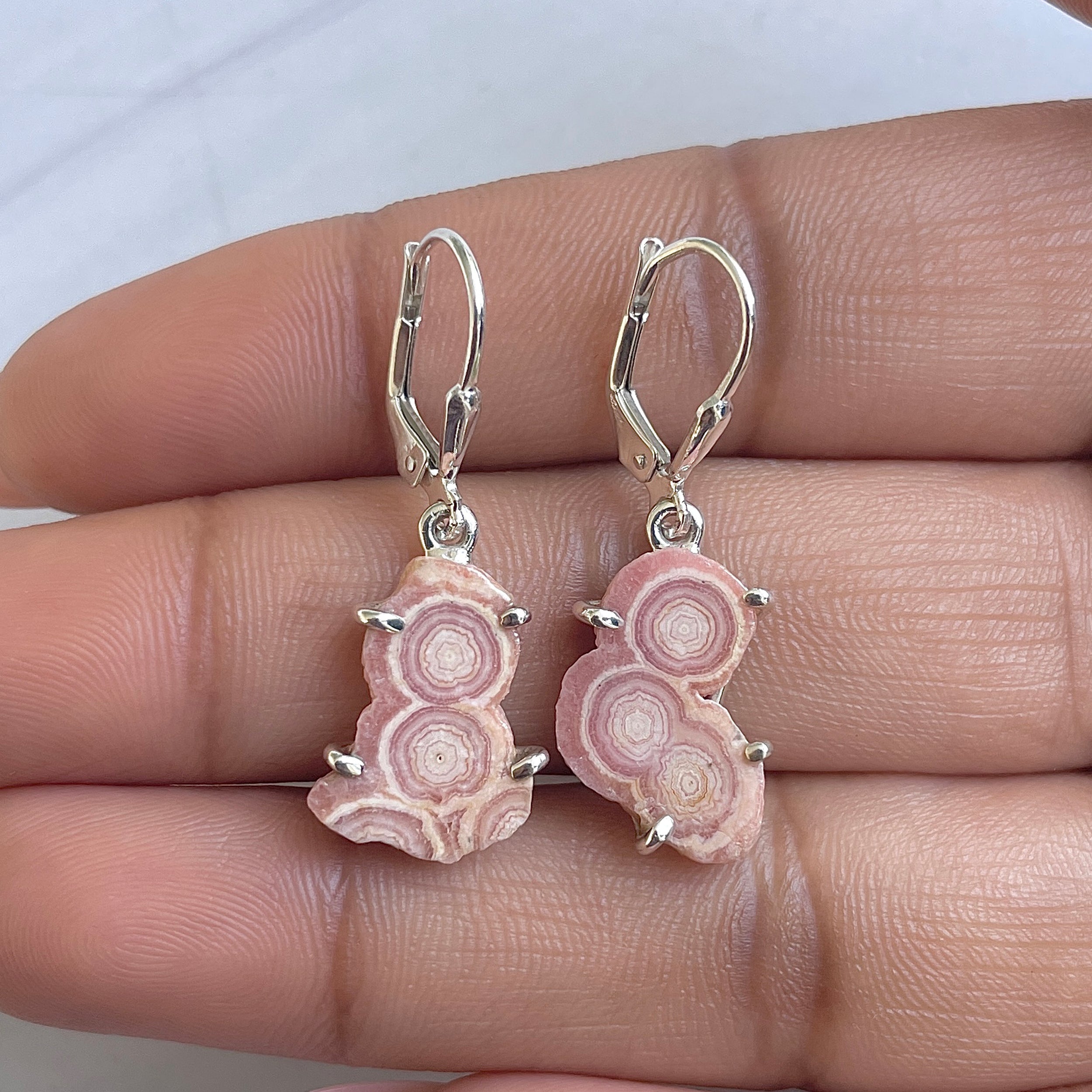 Rhodochrosite Stalactite Earring-(RDC-E-304.)