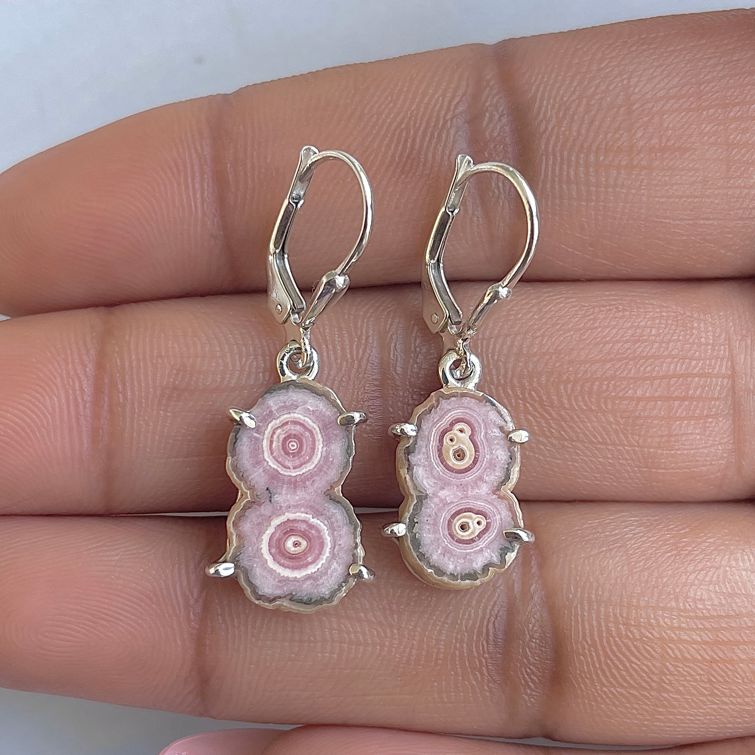 Rhodochrosite Stalactite Earring-(RDC-E-305.)