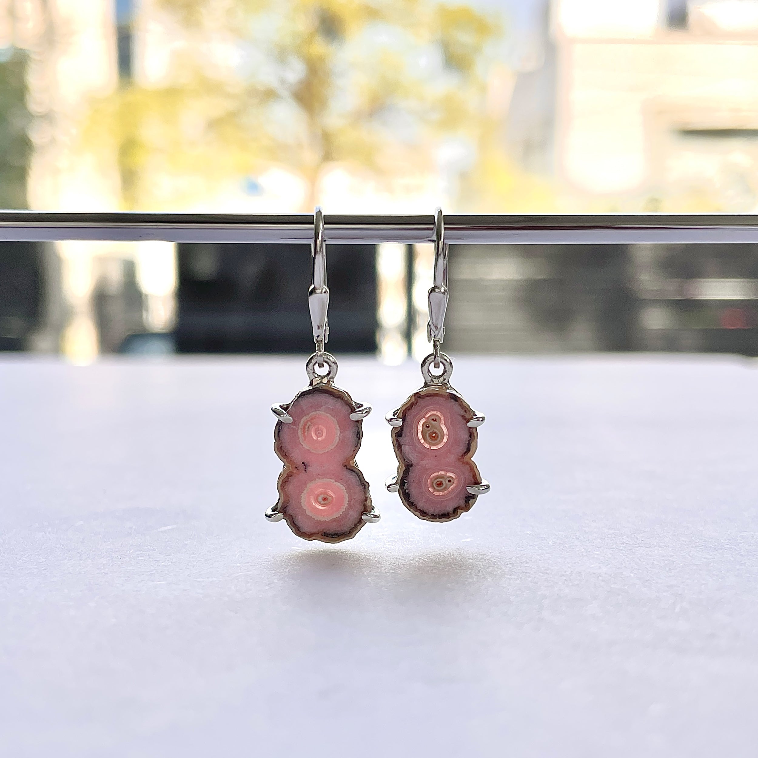 Rhodochrosite Stalactite Earring-(RDC-E-305.)