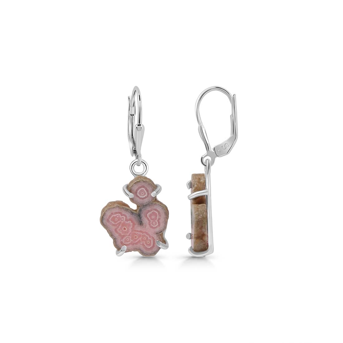 Rhodochrosite Stalactite Earring-(RDC-E-31.)