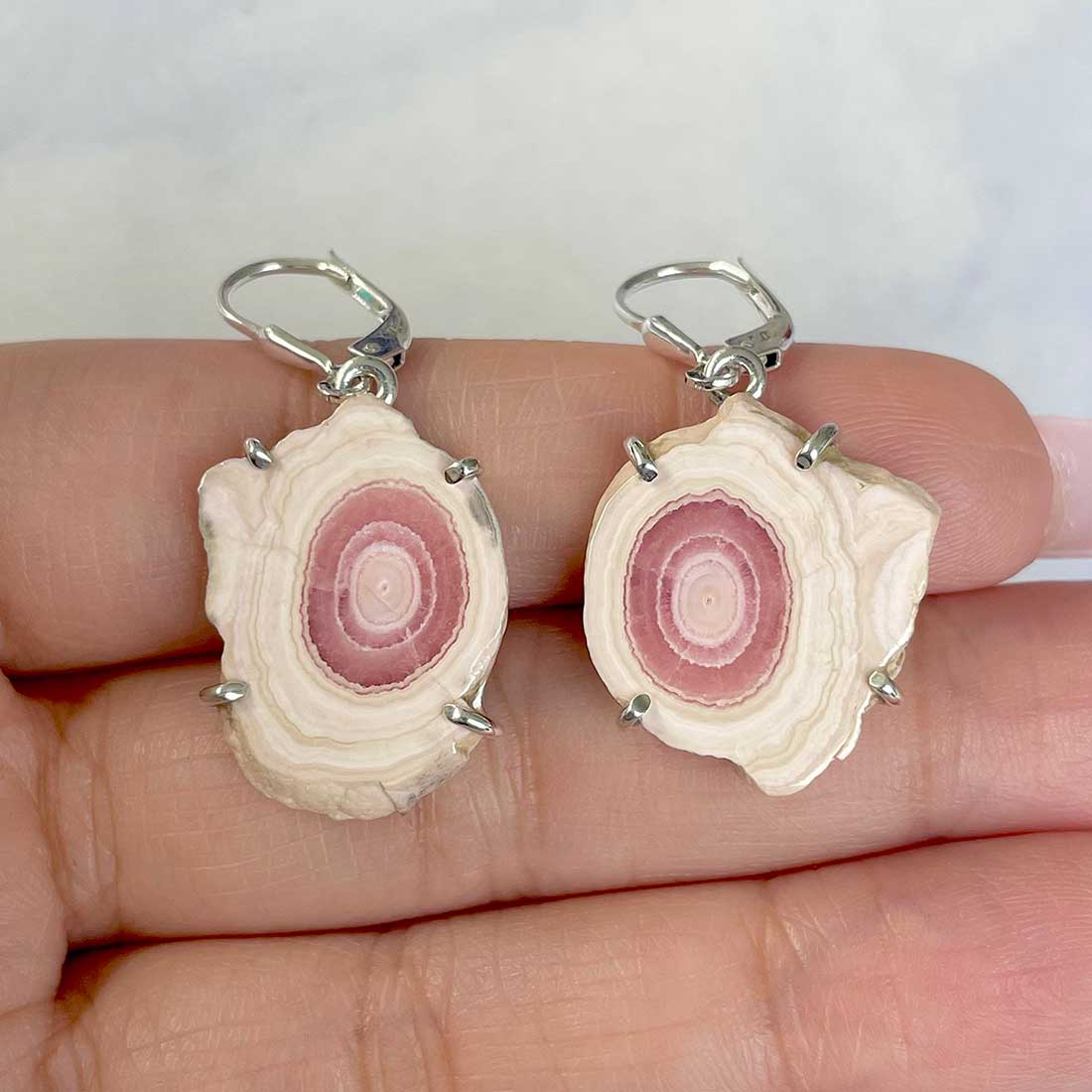 Rhodochrosite Stalactite Earring-(RDC-E-40.)