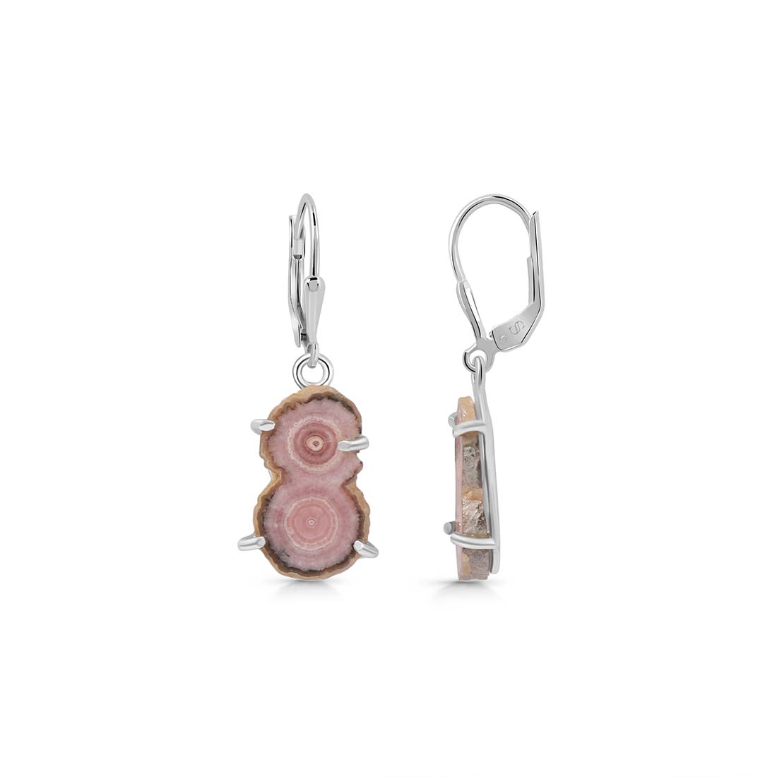 Rhodochrosite Stalactite Earring-(RDC-E-45.)