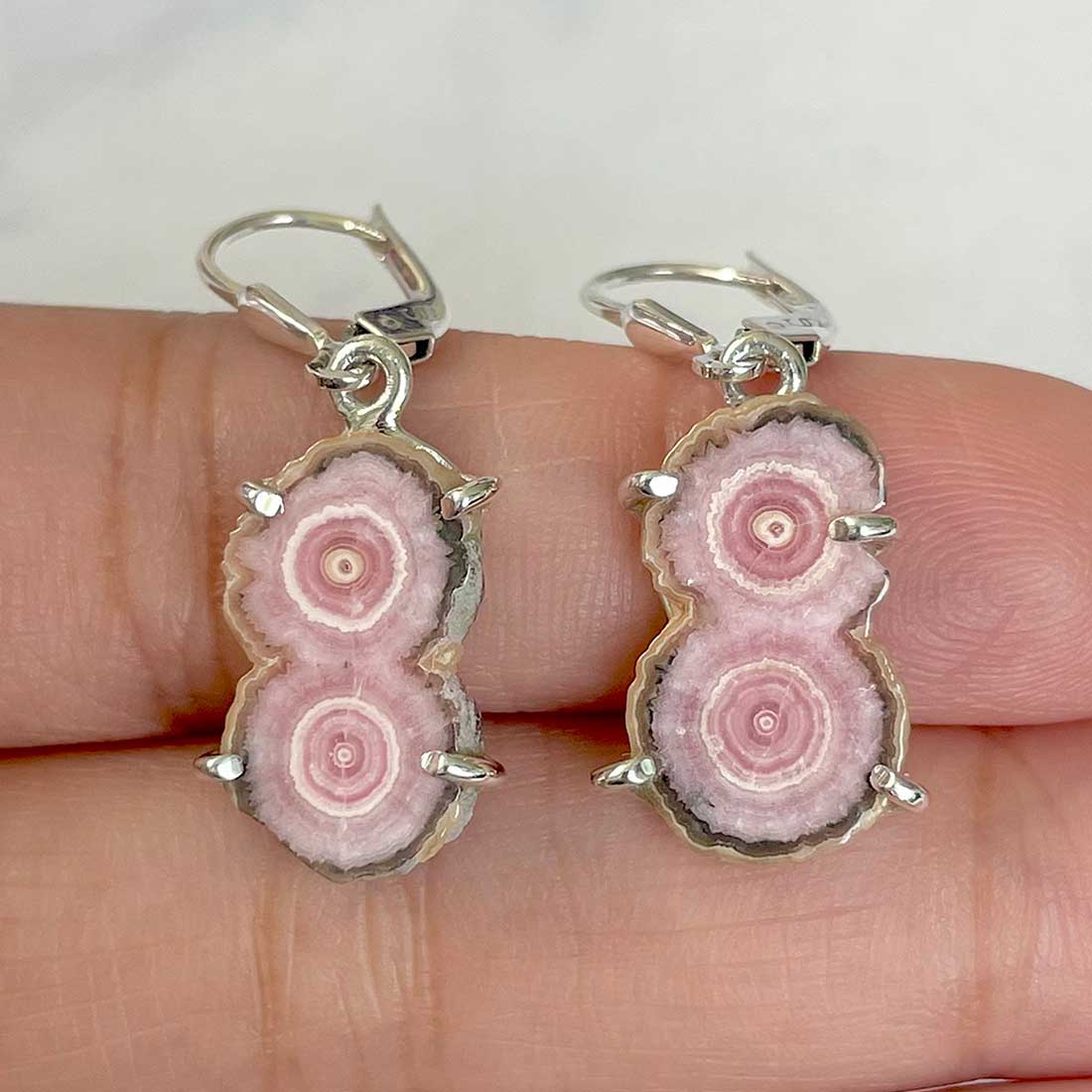 Rhodochrosite Stalactite Earring-(RDC-E-45.)