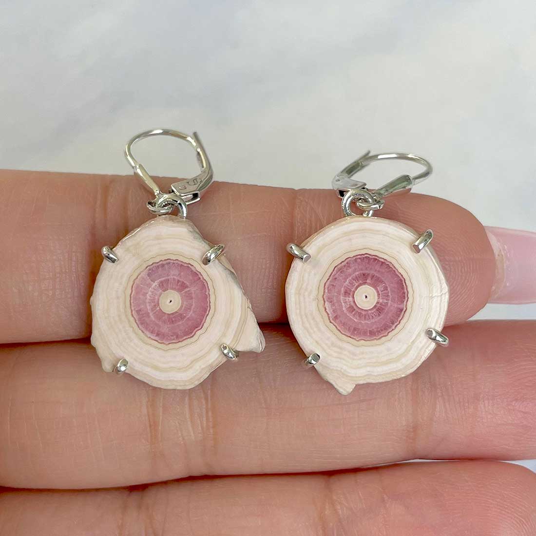 Rhodochrosite Stalactite Earring-(RDC-E-47.)