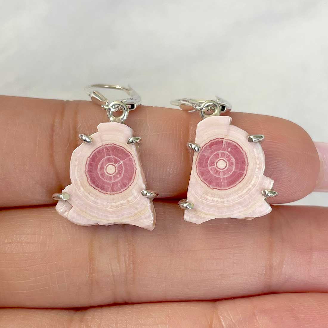 Rhodochrosite Stalactite Earring-(RDC-E-50.)