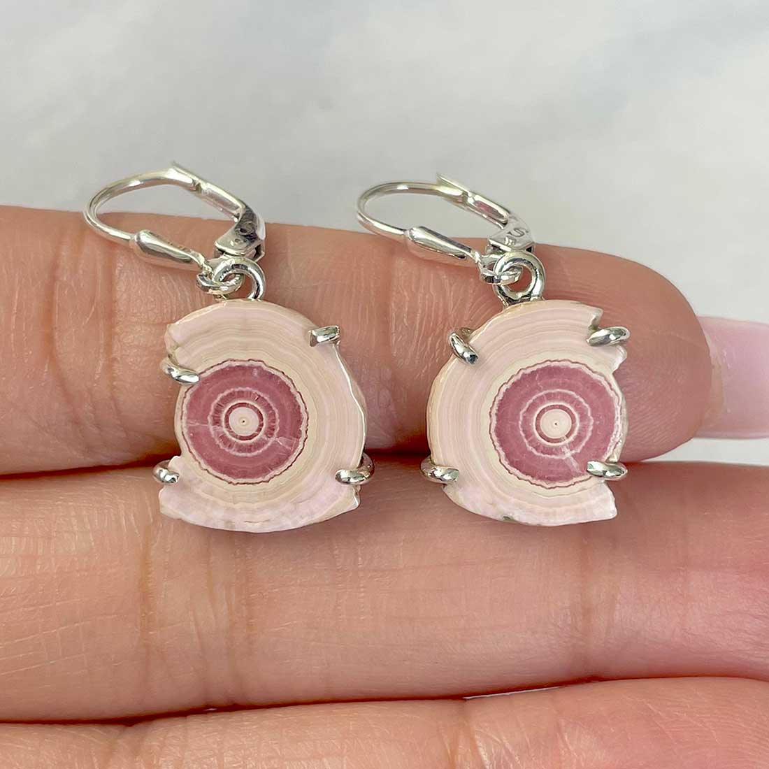 Rhodochrosite Stalactite Earring-(RDC-E-52.)