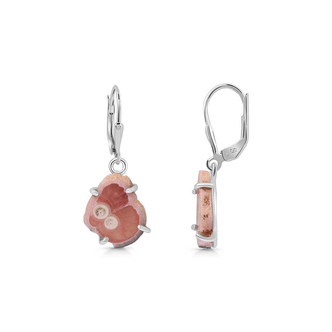 Rhodochrosite Stalactite Earring-(RDC-E-53.)