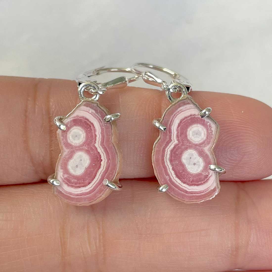 Rhodochrosite Stalactite Earring-(RDC-E-55.)