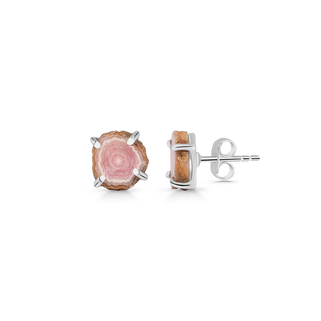 Rhodochrosite Stalactite Stud Earring-(RDC-E-65.)
