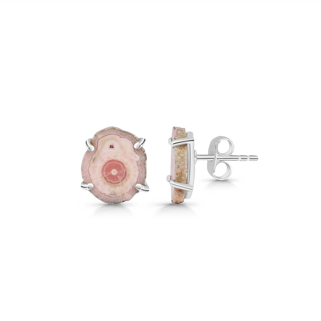 Rhodochrosite Stalactite Stud Earring-(RDC-E-72.)