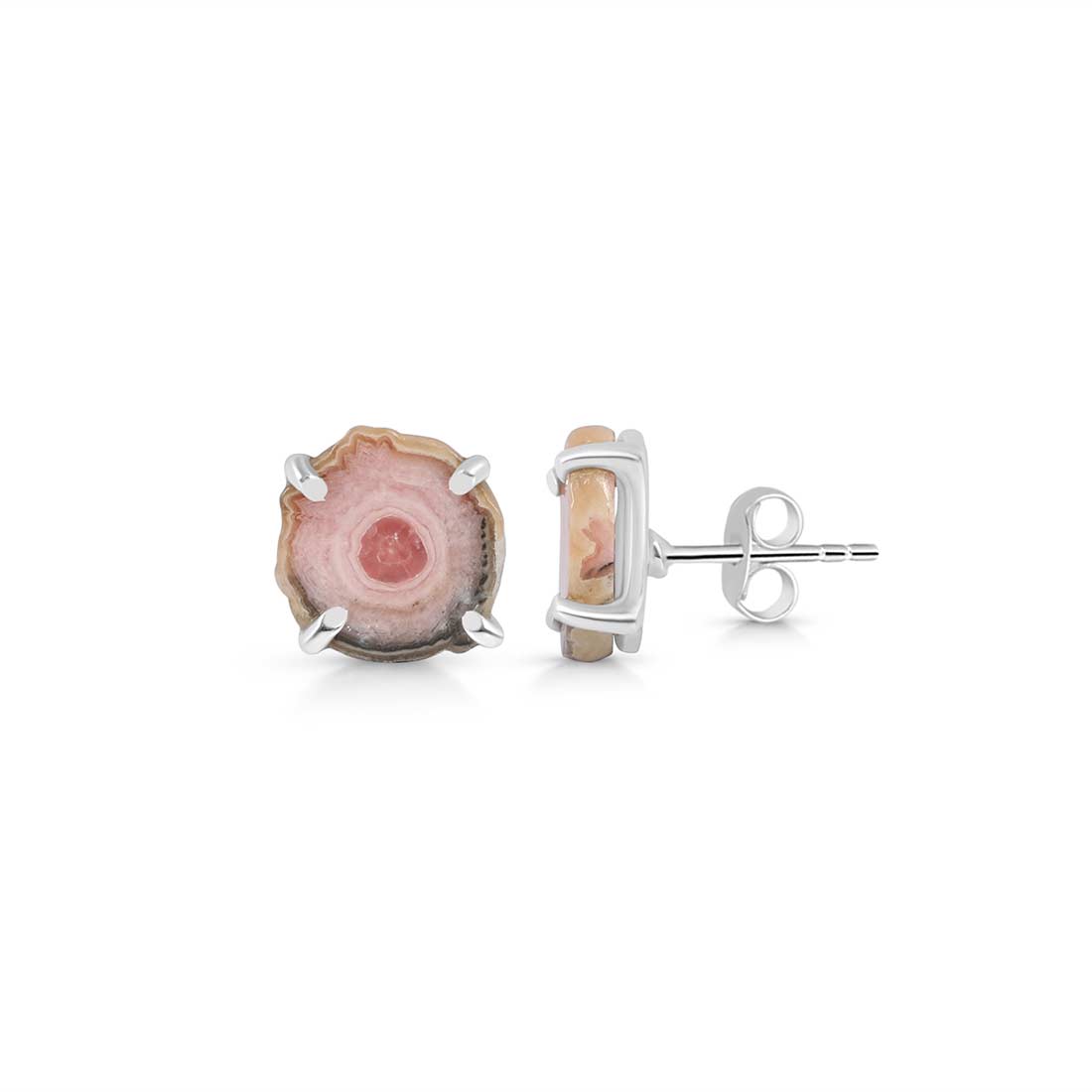 Rhodochrosite Stalactite Stud Earring-(RDC-E-80.)