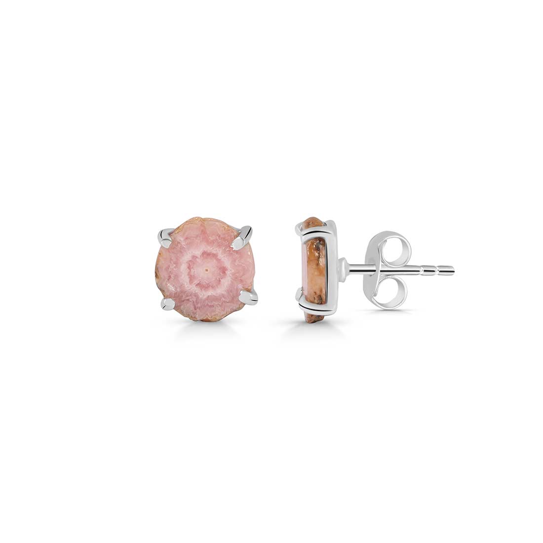 Rhodochrosite Stalactite Stud Earring-(RDC-E-83.)
