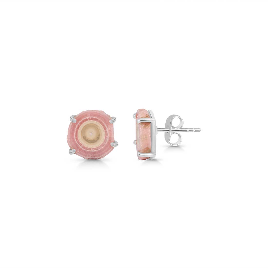 Rhodochrosite Stalactite Stud Earring-(RDC-E-87.)