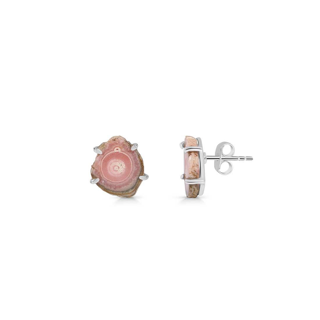 Rhodochrosite Stalactite Stud Earring-(RDC-E-89.)