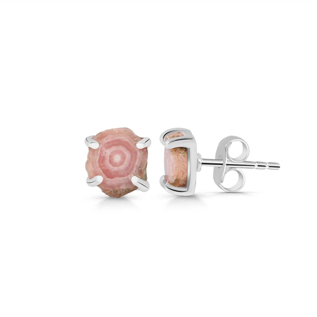 Rhodochrosite Stalactite Stud Earring-(RDC-E-90.)