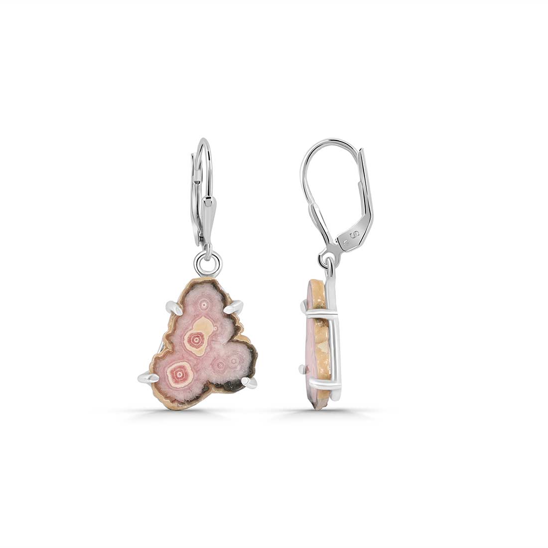 Rhodochrosite Stalactite Earring-(RDC-E-99.)