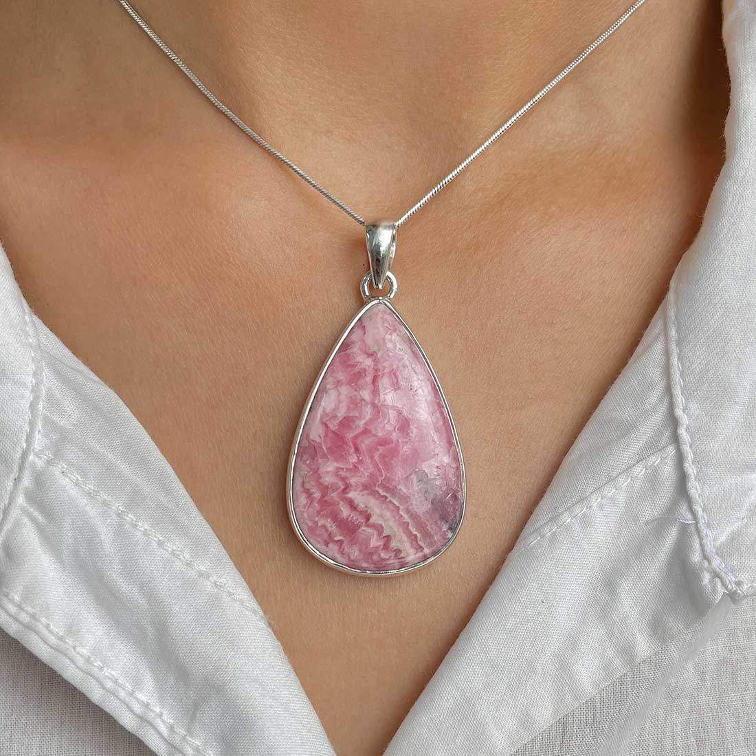 Rhodochrosite Pendant-(RDC-P-101.)