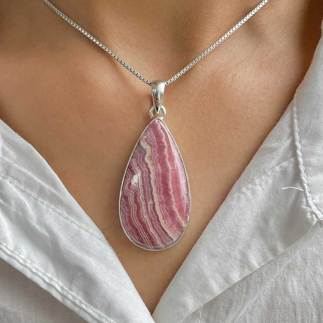 Rhodochrosite Pendant-(RDC-P-102.)
