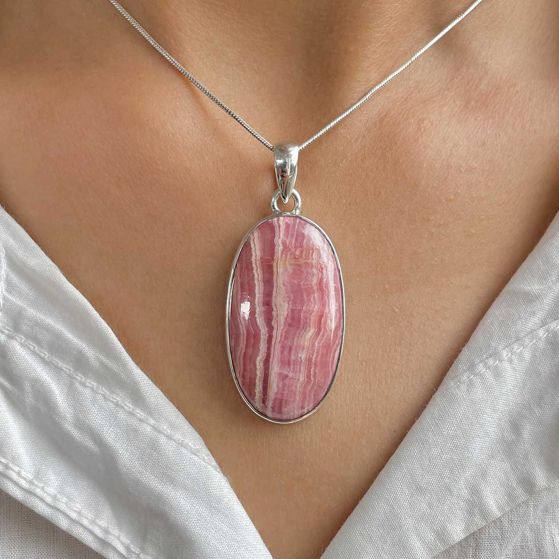 Rhodochrosite Pendant-(RDC-P-103.)