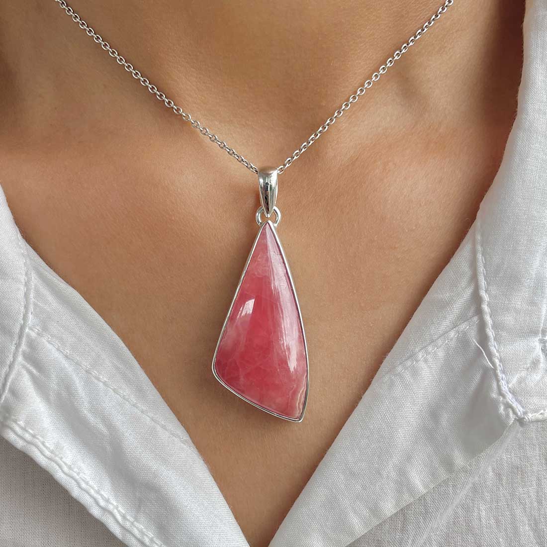 Rhodochrosite Pendant-(RDC-P-107.)