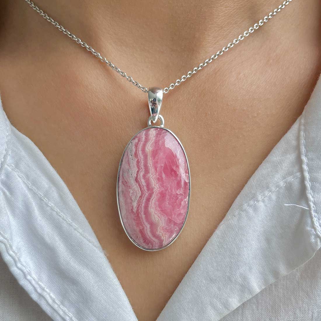 Rhodochrosite Pendant-(RDC-P-108.)