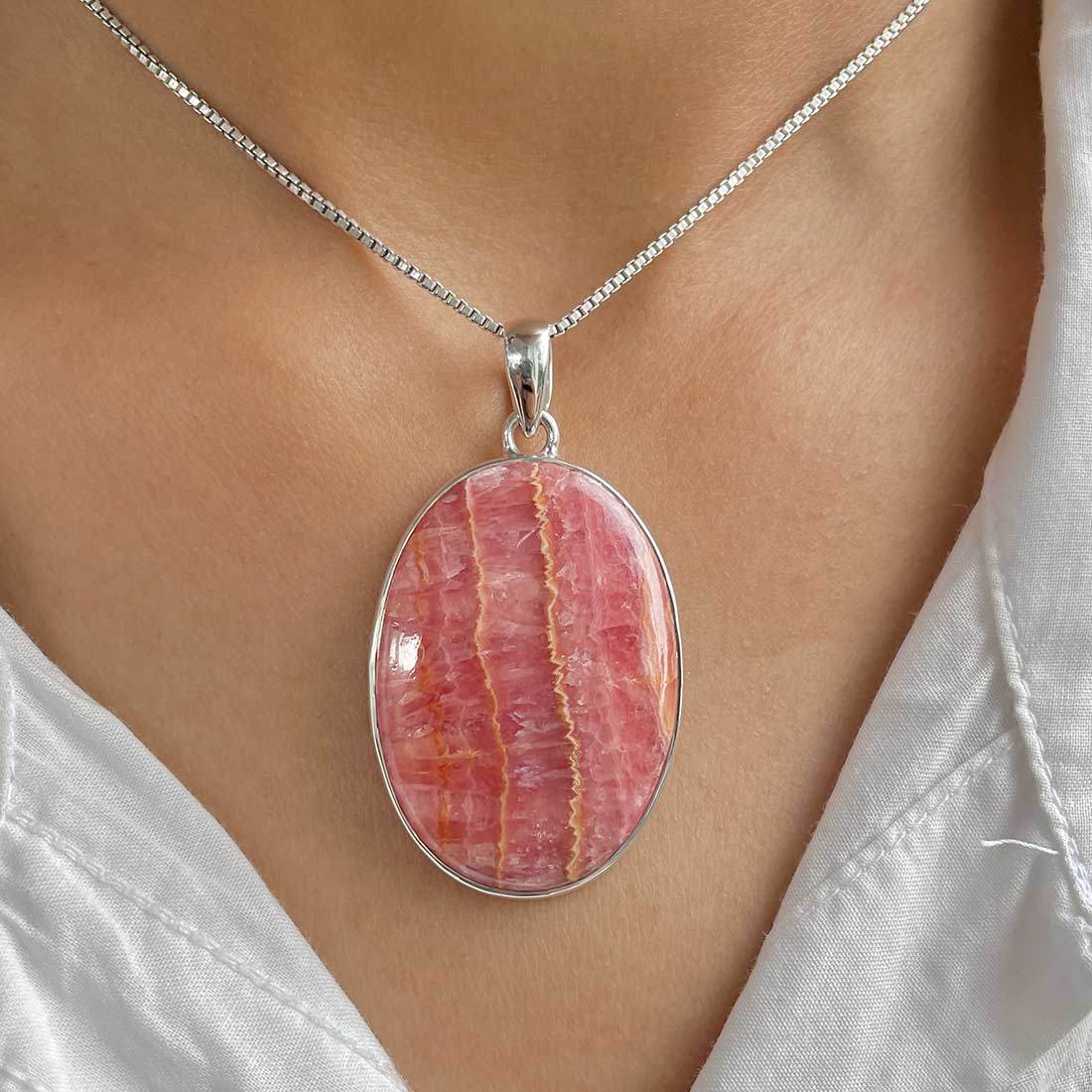 Rhodochrosite Pendant-(RDC-P-109.)