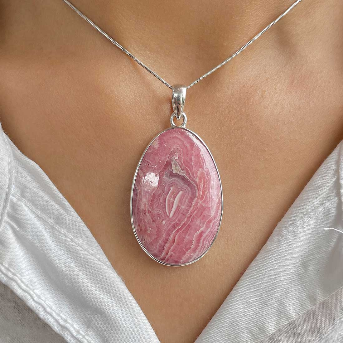 Rhodochrosite Pendant-(RDC-P-112.)