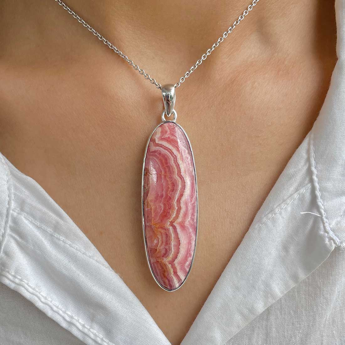 Rhodochrosite Pendant-(RDC-P-113.)
