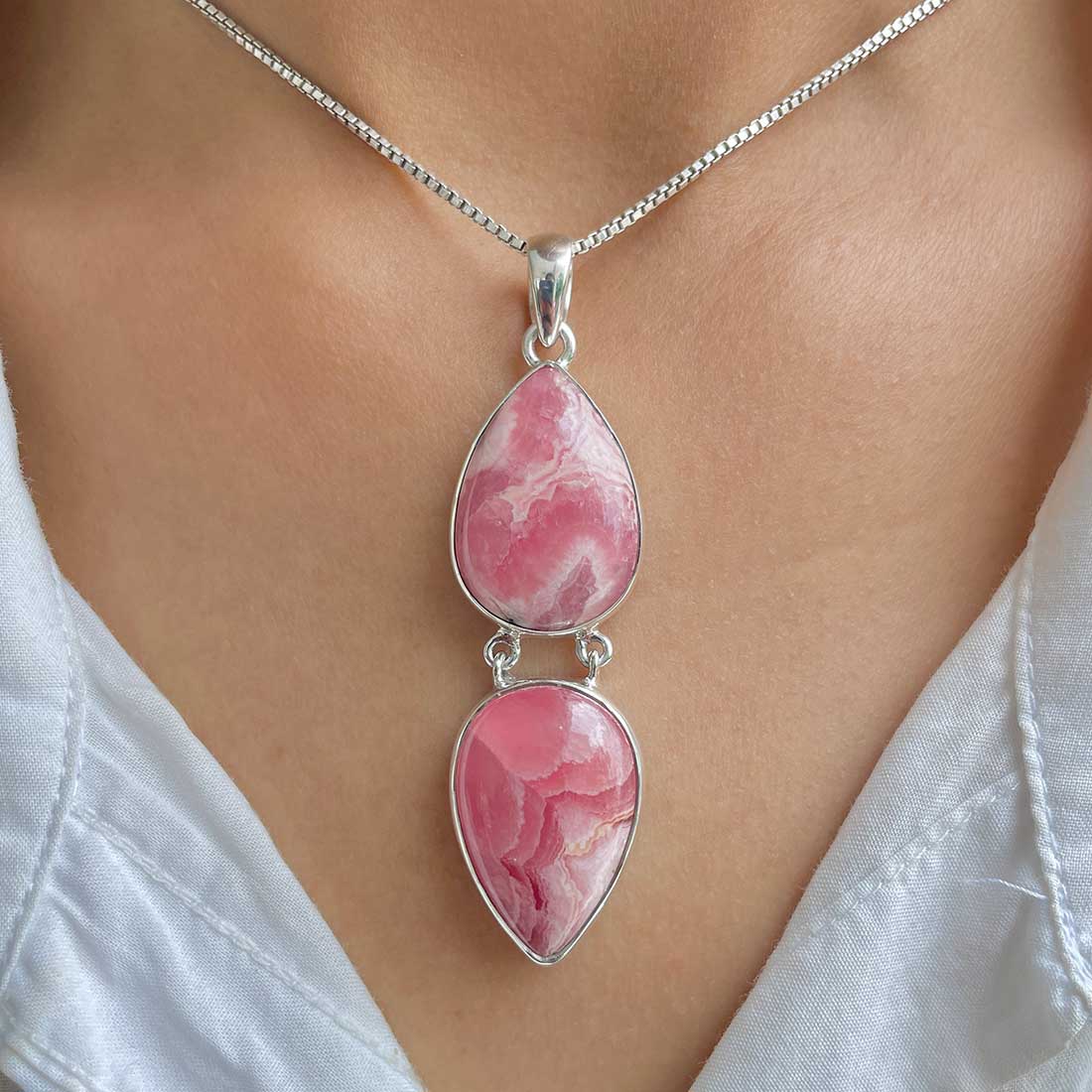 Rhodochrosite Pendant-(RDC-P-180.)
