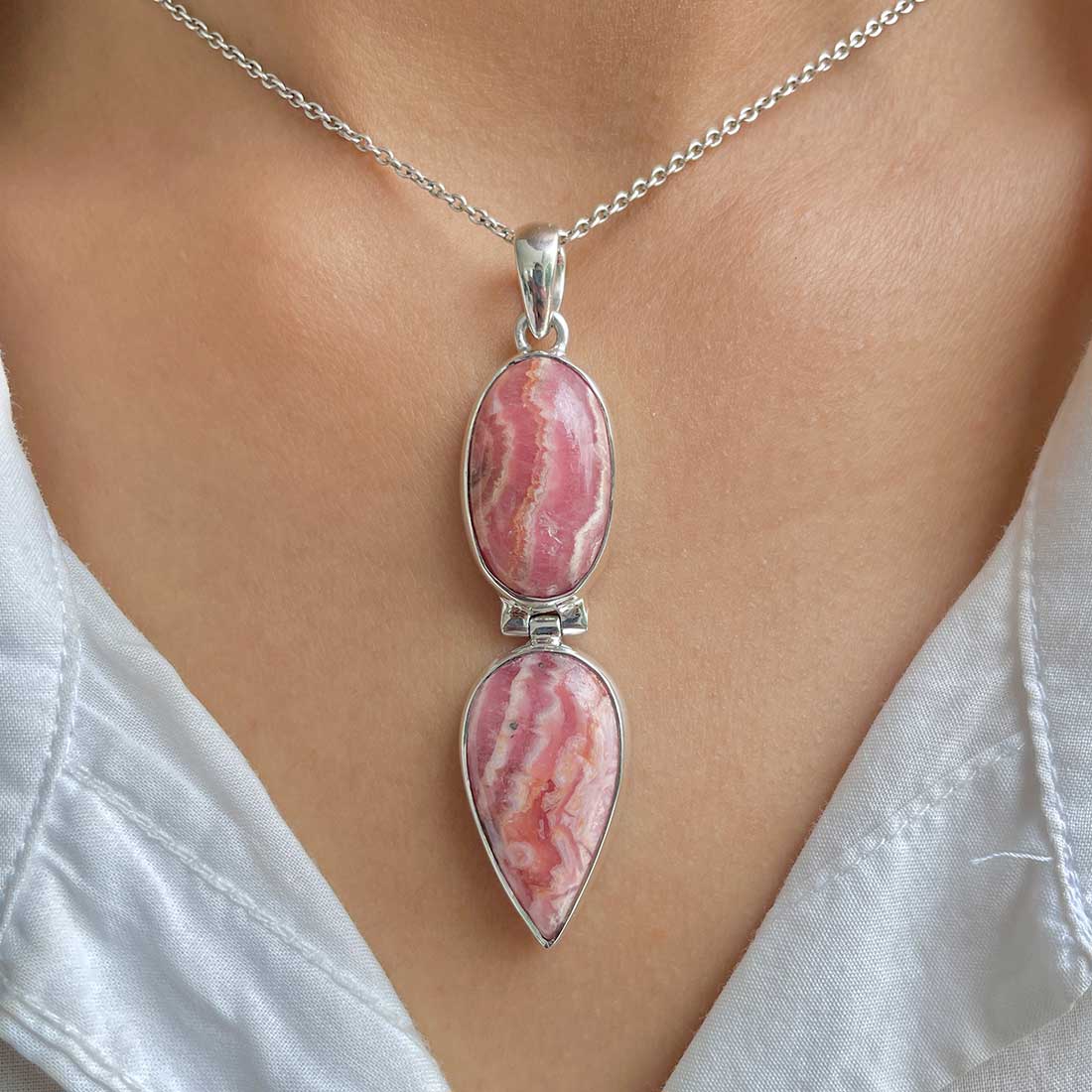 Rhodochrosite Pendant-(RDC-P-185.)