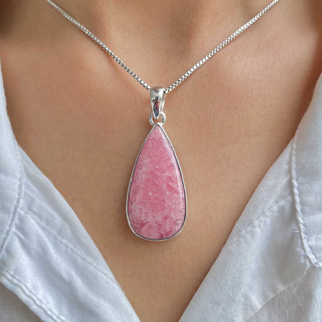Rhodochrosite Pendant-(RDC-P-200.)