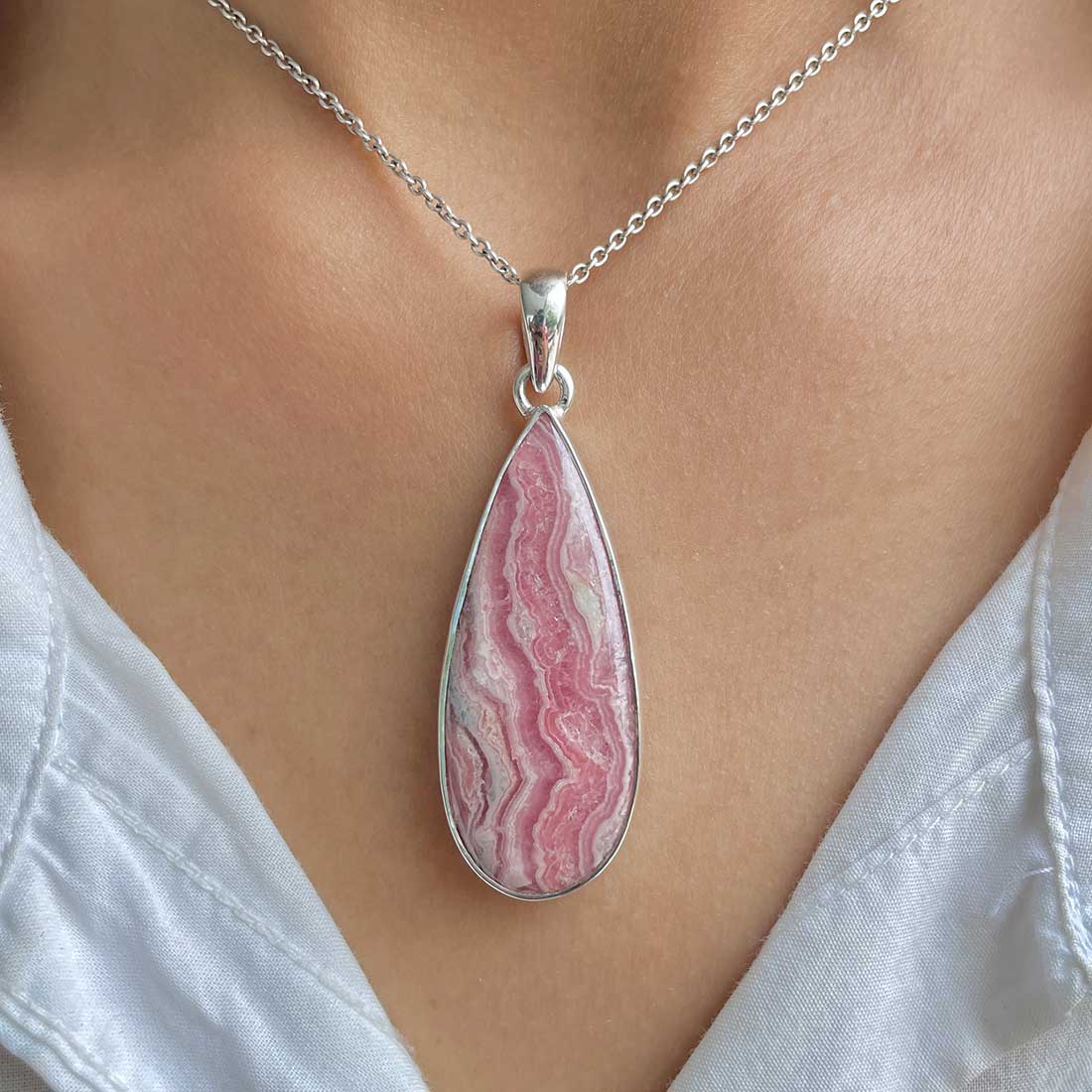 Rhodochrosite Pendant-(RDC-P-203.)
