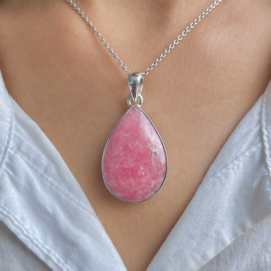 Rhodochrosite Pendant-(RDC-P-208.)