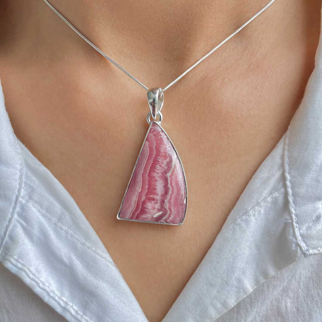 Rhodochrosite Pendant-(RDC-P-213.)