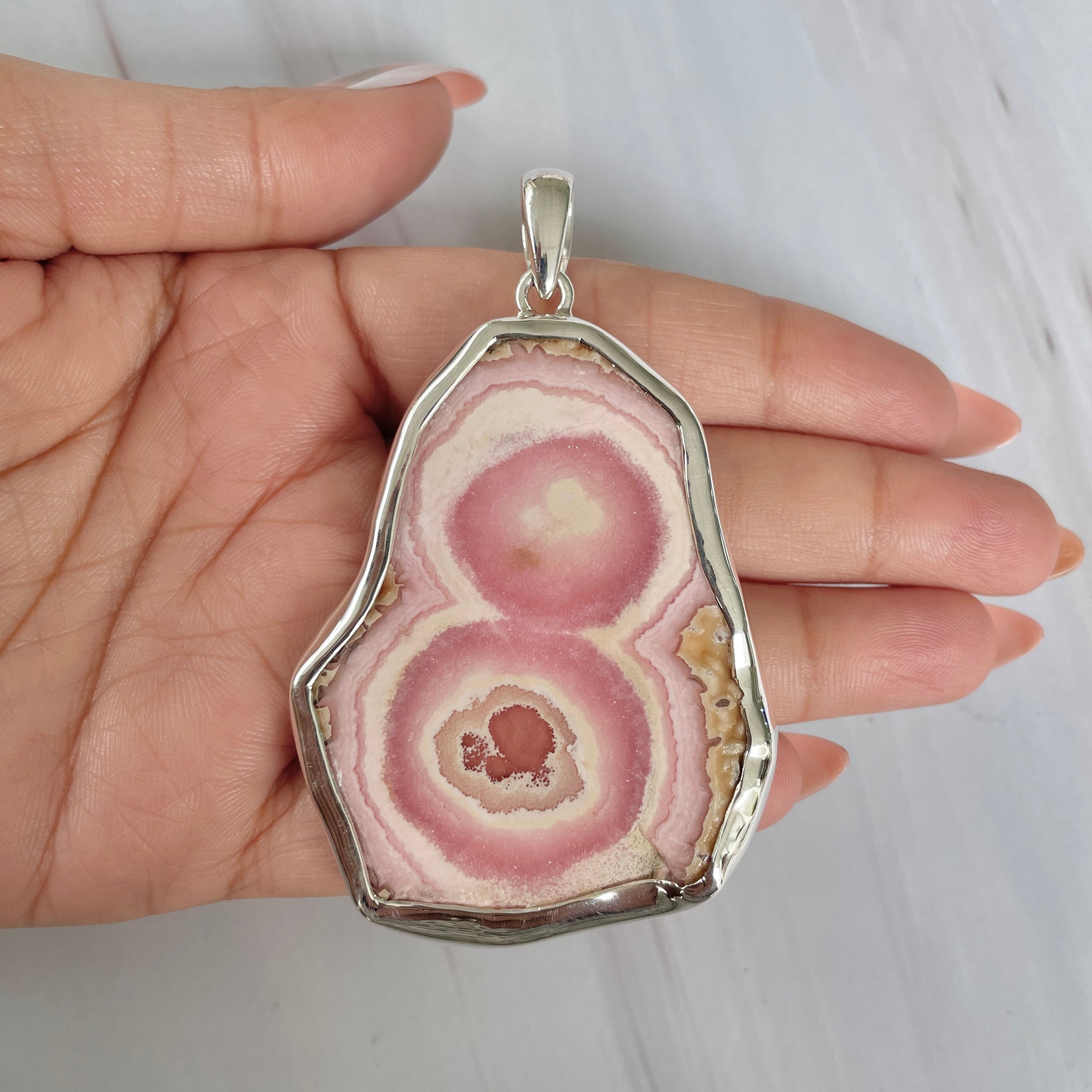 Rhodochrosite Pendant-(RDC-P-215.)