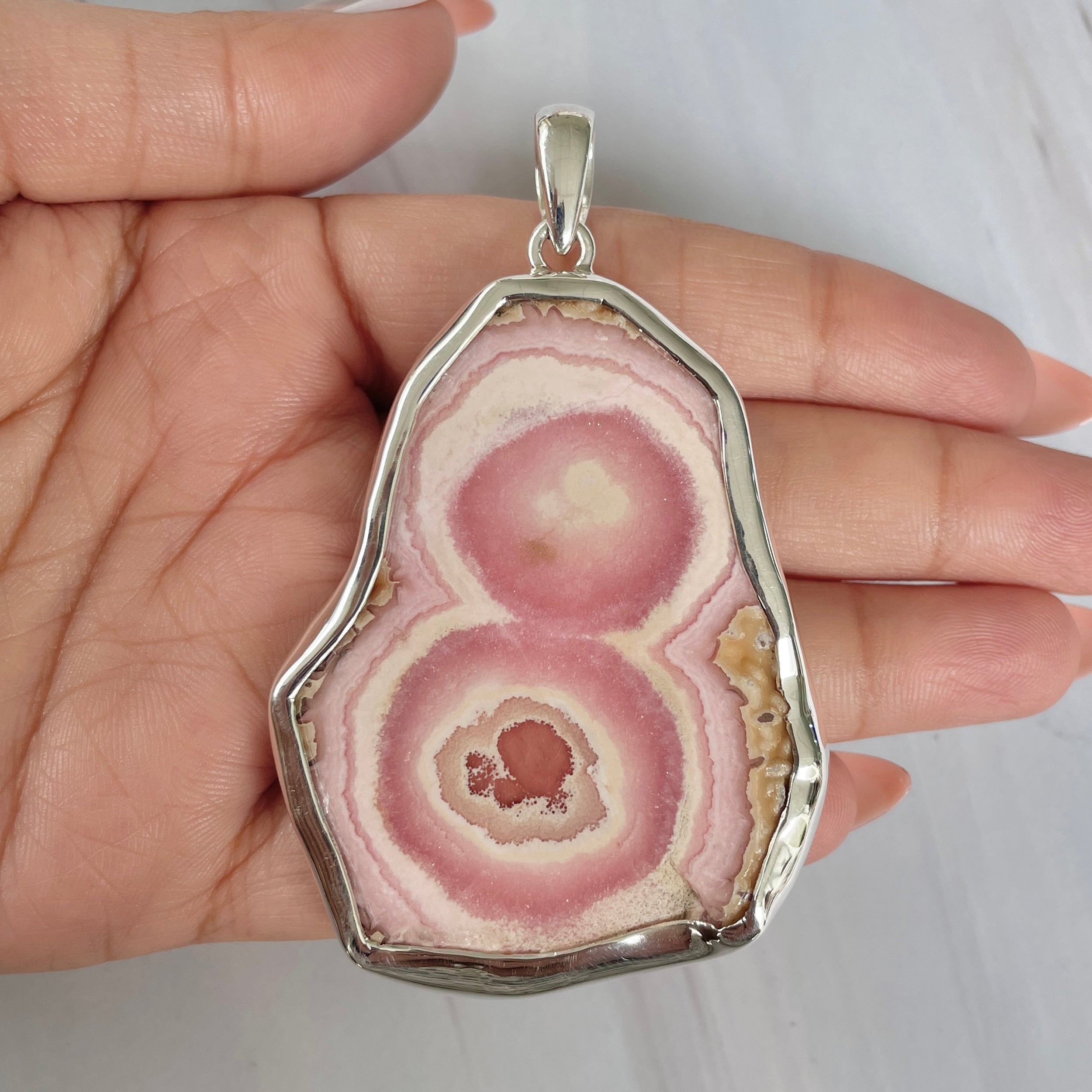 Rhodochrosite Pendant-(RDC-P-215.)