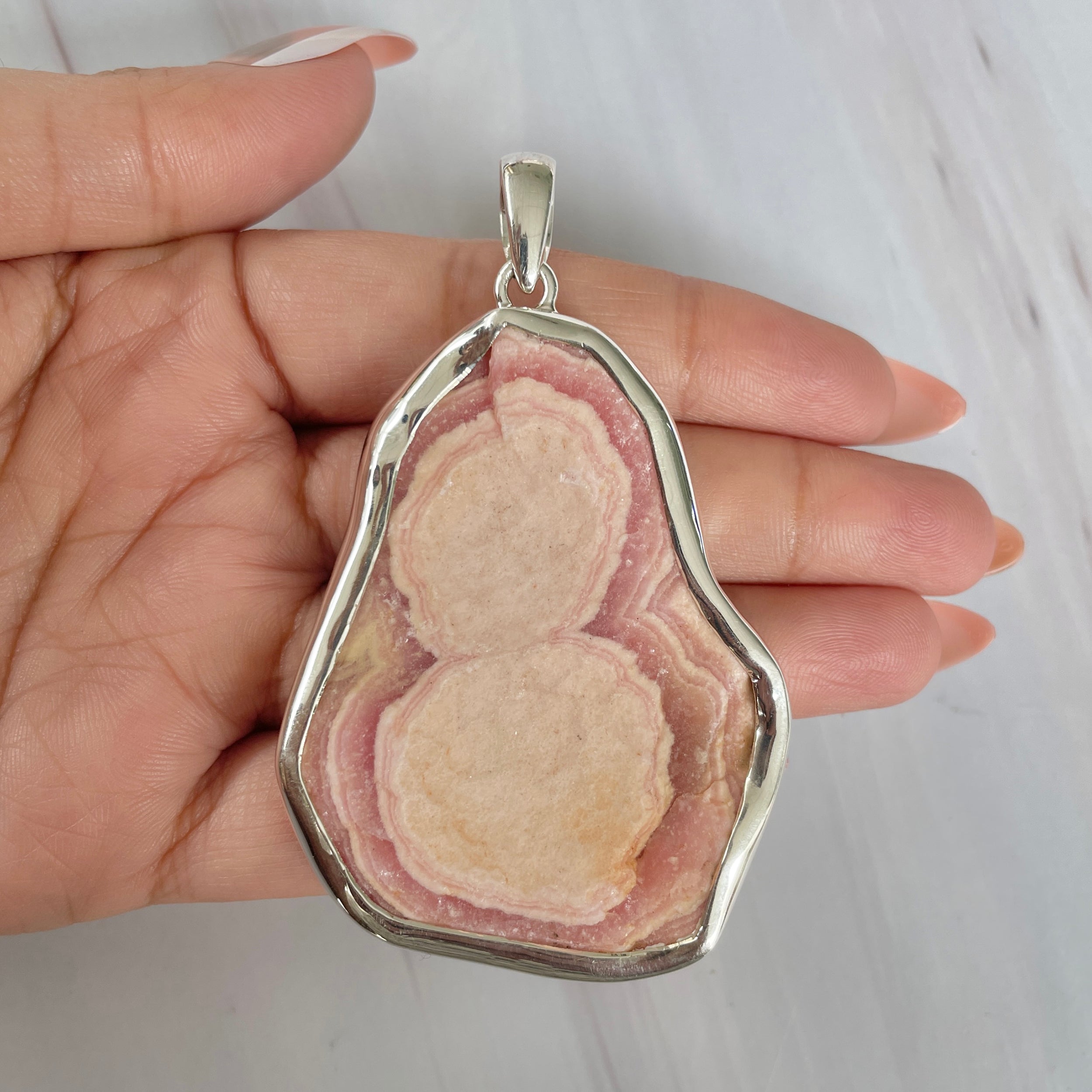 Rhodochrosite Pendant-(RDC-P-215.)