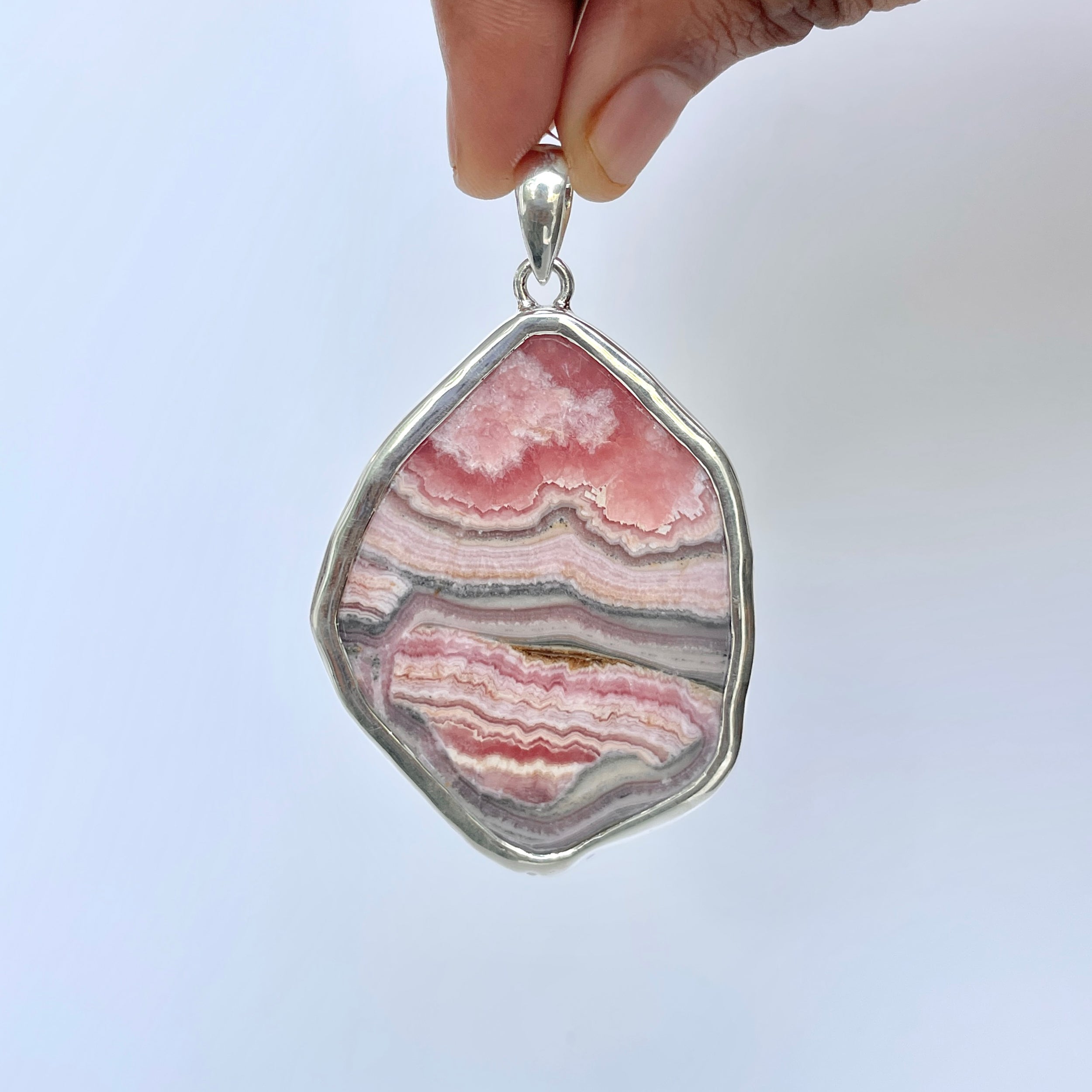 Rhodochrosite Pendant-(RDC-P-216.)