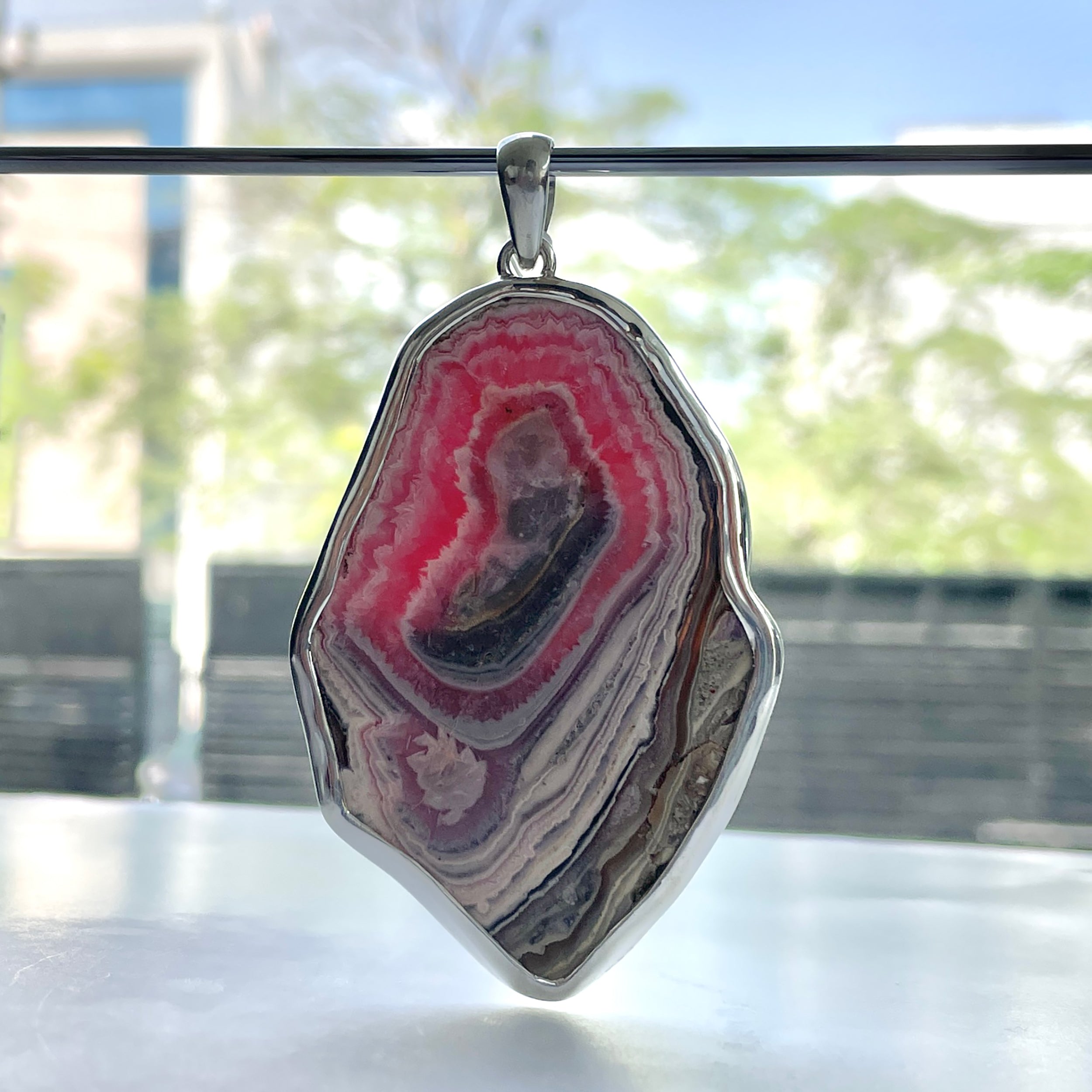 Rhodochrosite Pendant-(RDC-P-217.)