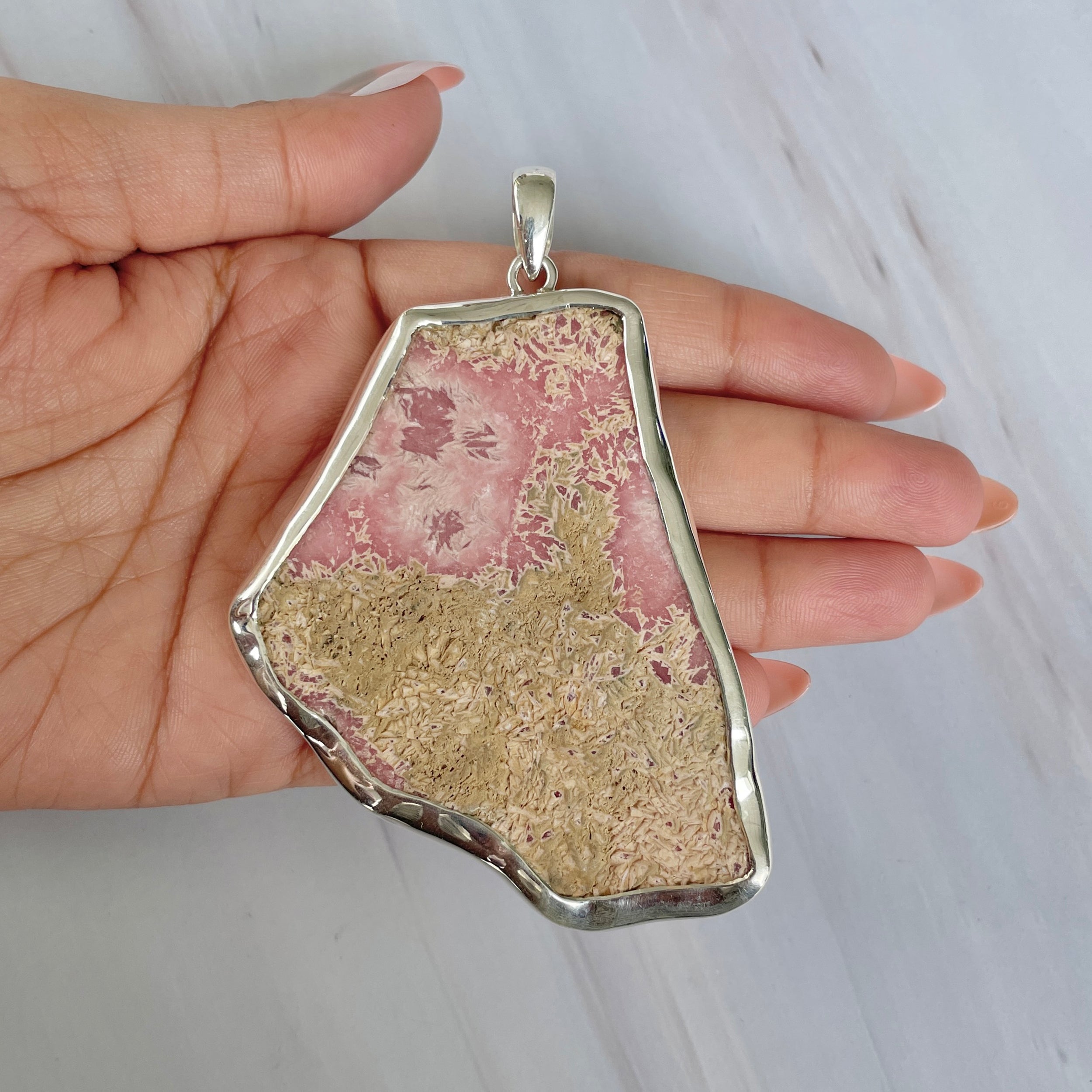 Rhodochrosite Pendant-(RDC-P-218.)