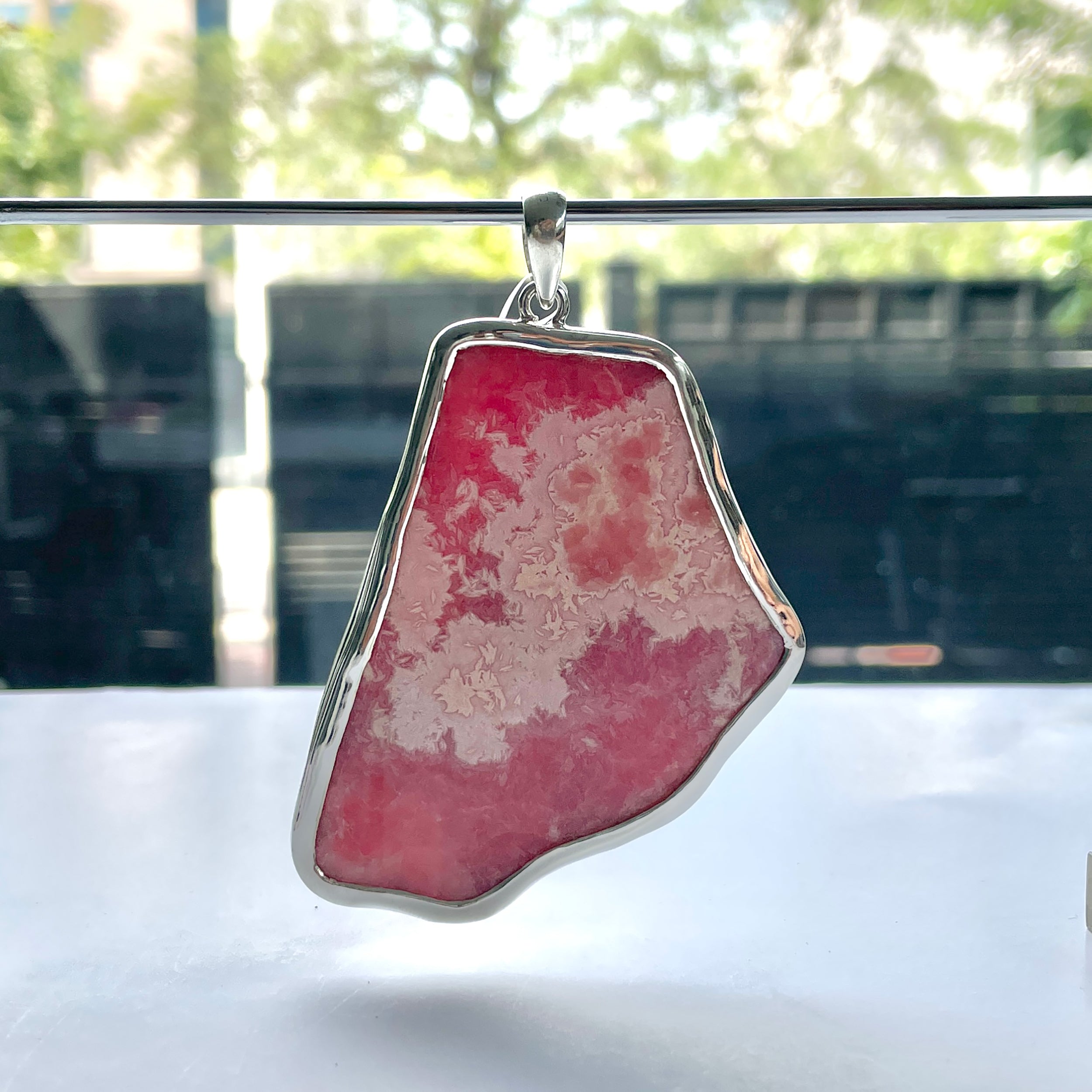 Rhodochrosite Pendant-(RDC-P-218.)