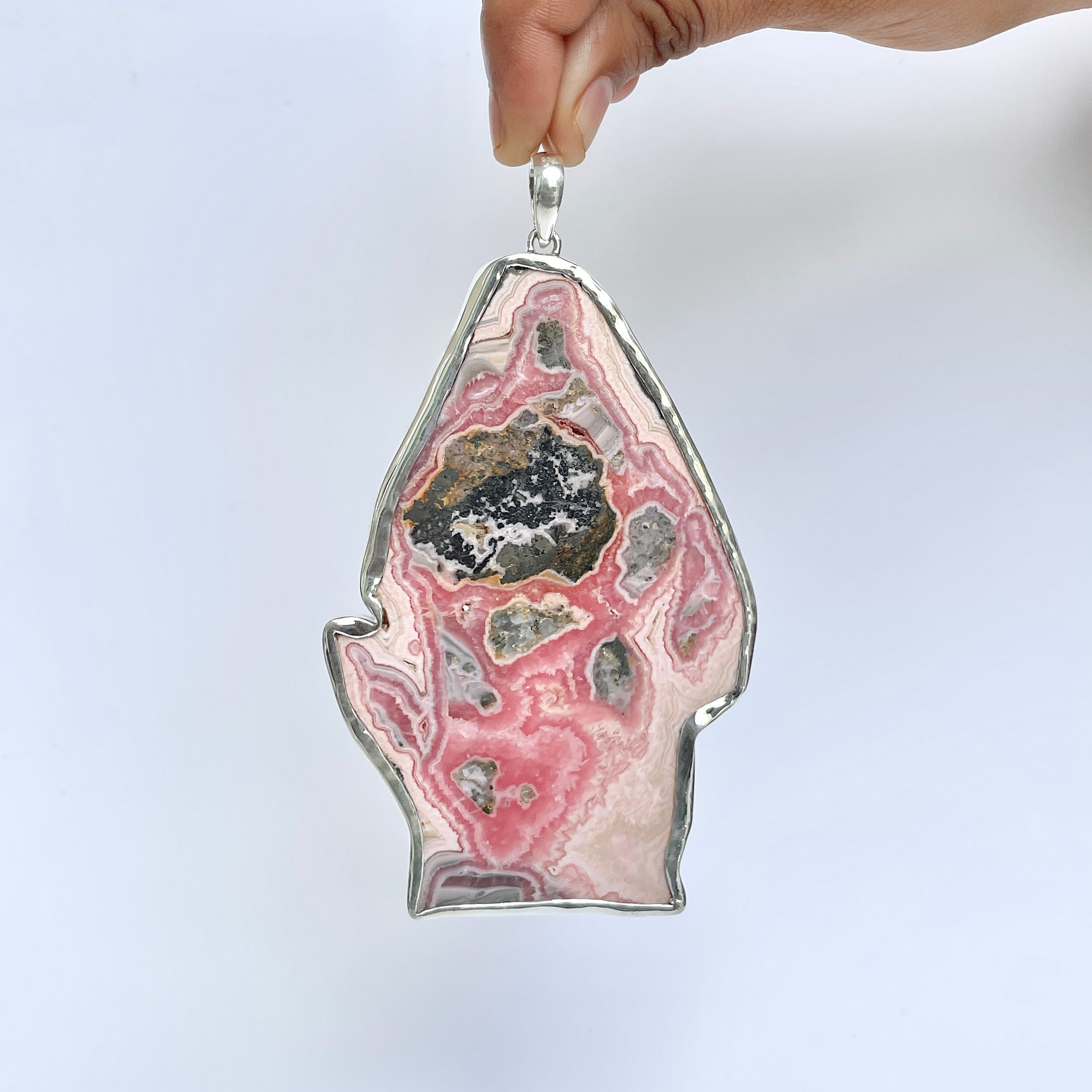 Rhodochrosite Pendant-(RDC-P-222.)