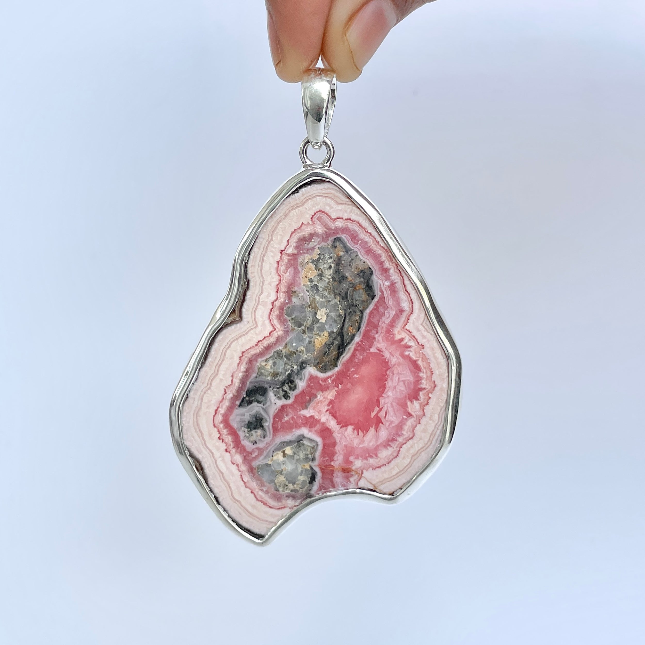 Rhodochrosite Pendant-(RDC-P-223.)